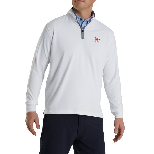 Footjoy 2023 U.S. Open Quarter-Zip Pullover Sweatshirt Herren Weiß | ZEUAHVP-94