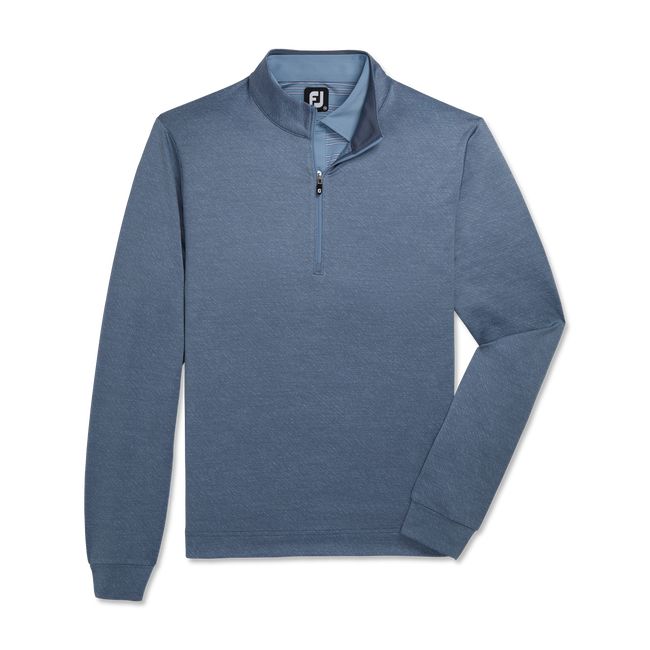 Footjoy Jacquard Texture Mittelschicht Sweatshirt Herren Blau | CMOAVPB-05