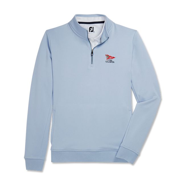 Footjoy 2023 U.S. Open Quarter-Zip Pullover Sweatshirt Damen Hellblau | SCNBFJO-38