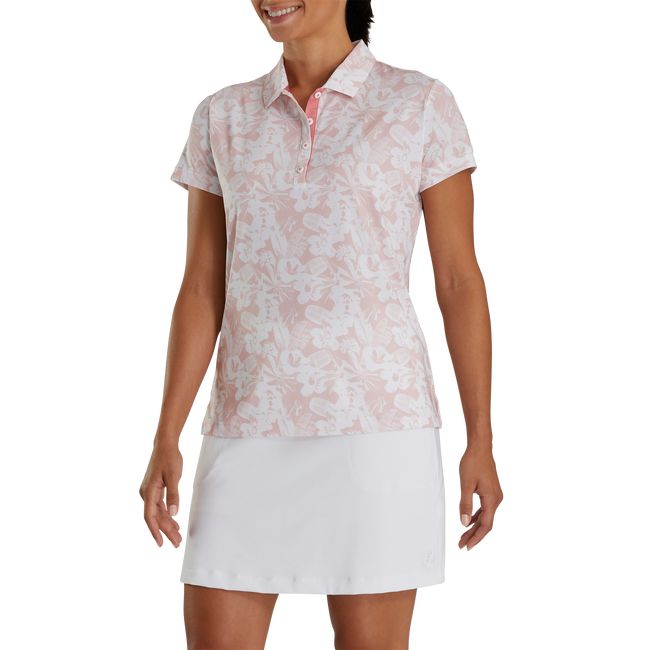 Footjoy 2023 U.S. Open Tropical Print Hemd Damen Rosa | EMNLPUK-20