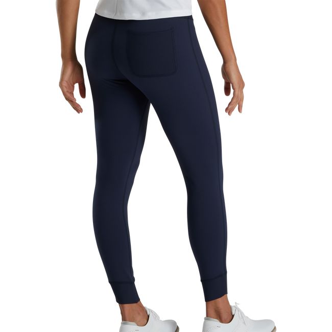 Footjoy Ankle Length Rib Block Leggings Damen Navy | EMZRCWV-82