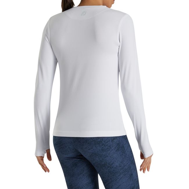 Footjoy Base Layer Sweatshirt Damen Weiß | IONPSEM-06