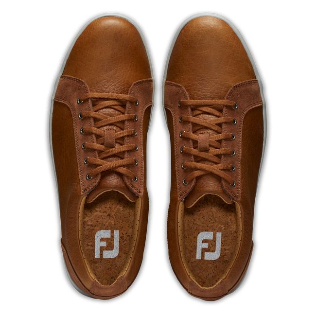 Footjoy Club Casuals Stollen Golfschuhe Herren Braun | ASFMJVQ-97