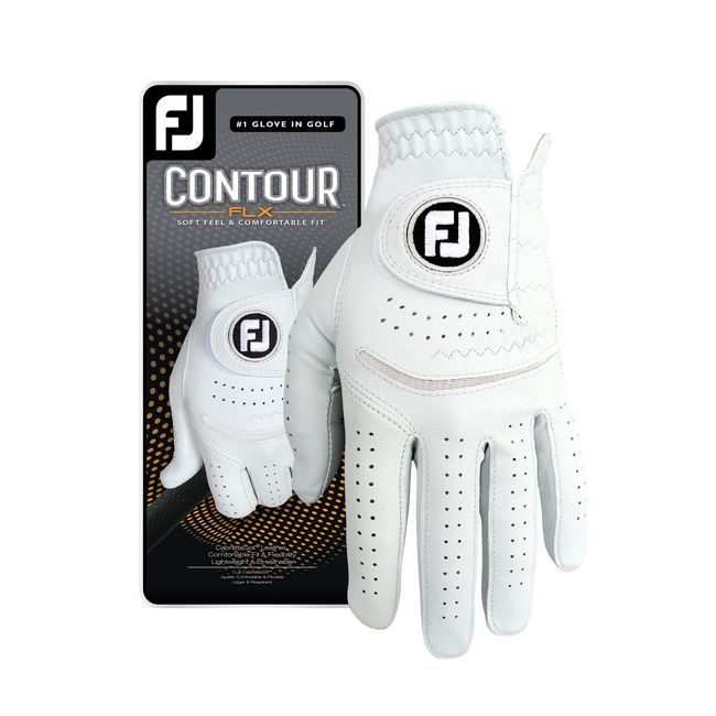 Footjoy Contour Flx Golfhandschuhe Herren Weiß | SXZNVMW-20