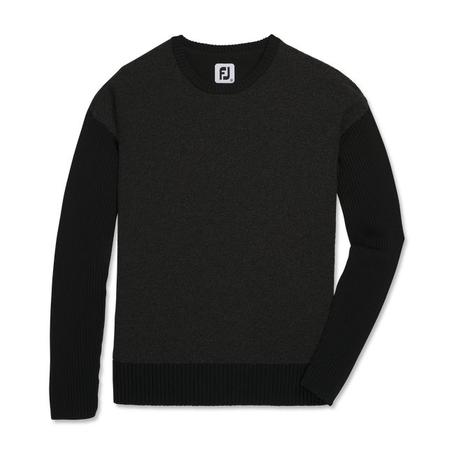 Footjoy Crewneck Pullover Damen Schwarz | OZXVICM-47