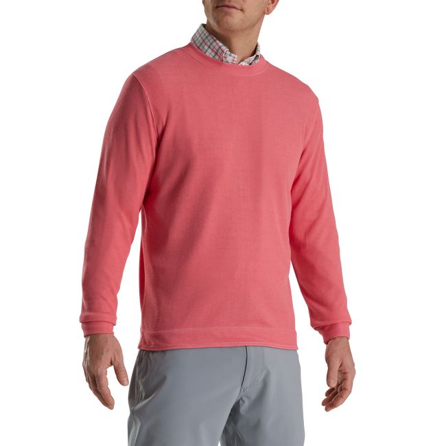 Footjoy Crewneck Pullover Sweatshirt Herren Rosa | OADQGTK-38