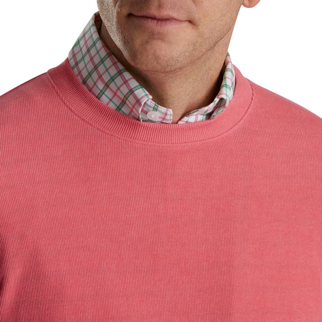 Footjoy Crewneck Pullover Sweatshirt Herren Rosa | OADQGTK-38