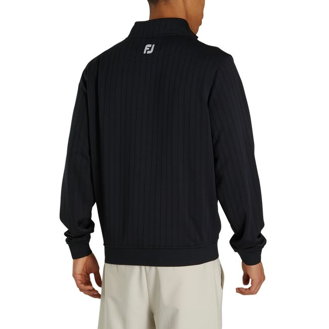 Footjoy Drop Needle Halfzip Gathered Taille Sweatshirt Herren Schwarz | BREZOGV-76