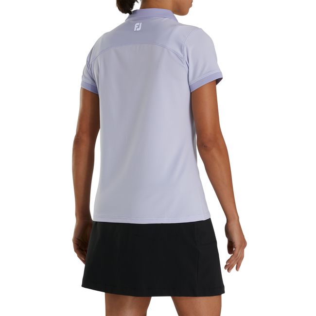 Footjoy End On End Open Collar Hemd Damen Lila | AMQGYWX-18