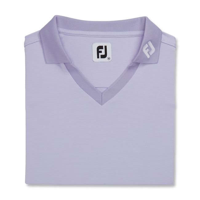 Footjoy End On End Open Collar Hemd Damen Lila | AMQGYWX-18