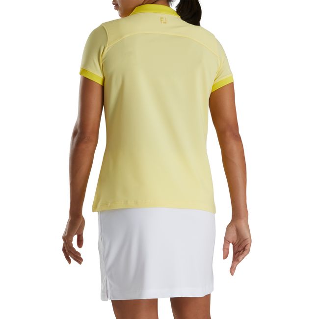 Footjoy End On End Open Collar Hemd Damen Gelb | NOJBGZU-82