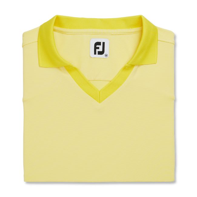 Footjoy End On End Open Collar Hemd Damen Gelb | NOJBGZU-82