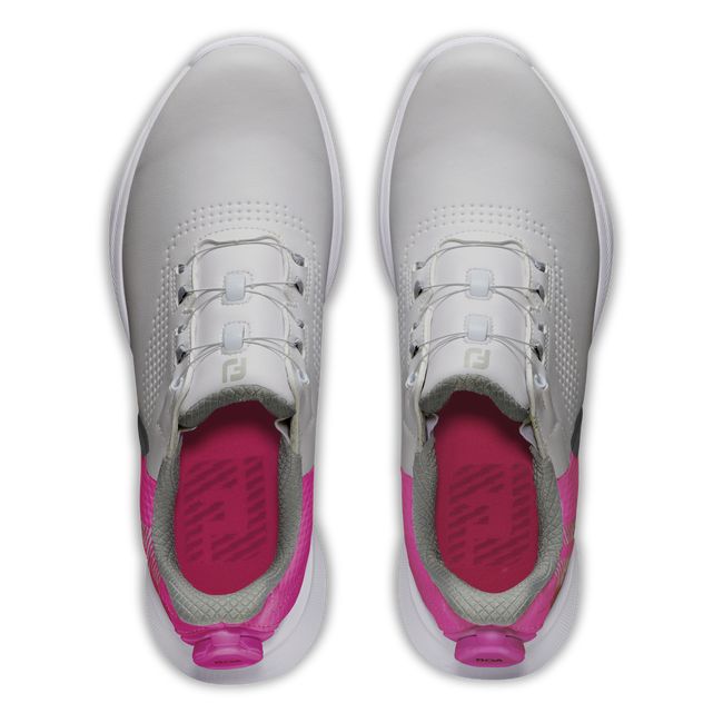 Footjoy Fj Fuel Boa Sneakers Damen Grau Rosa | CSMRODK-94