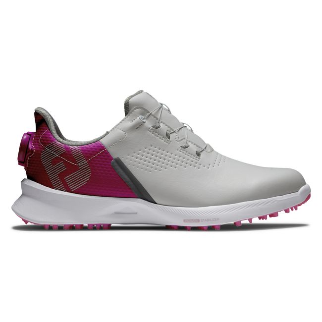 Footjoy Fj Fuel Boa Sneakers Damen Grau Rosa | CSMRODK-94