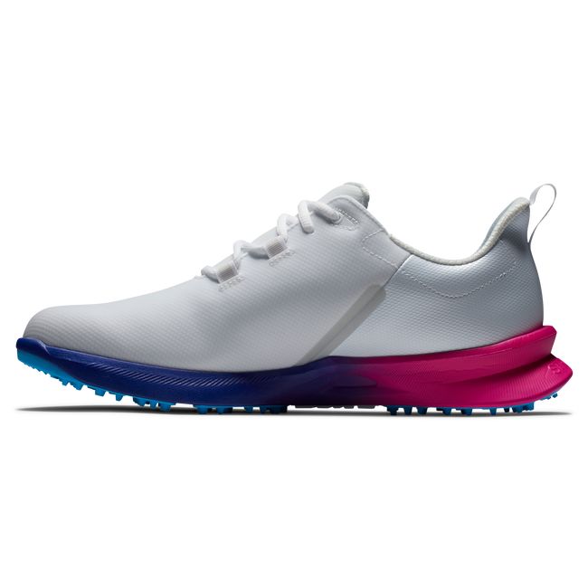 Footjoy Fj Fuel Sport Stollenlose Golfschuhe Herren Weiß Rosa | JKBIQHV-21