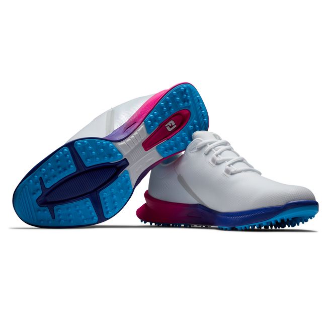 Footjoy Fj Fuel Sport Stollenlose Golfschuhe Herren Weiß Rosa | JKBIQHV-21