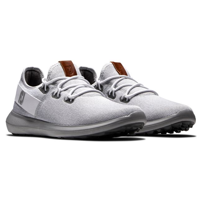 Footjoy Flex Coastal Golfschuhe Herren Weiß Grau | WPNGCFV-68