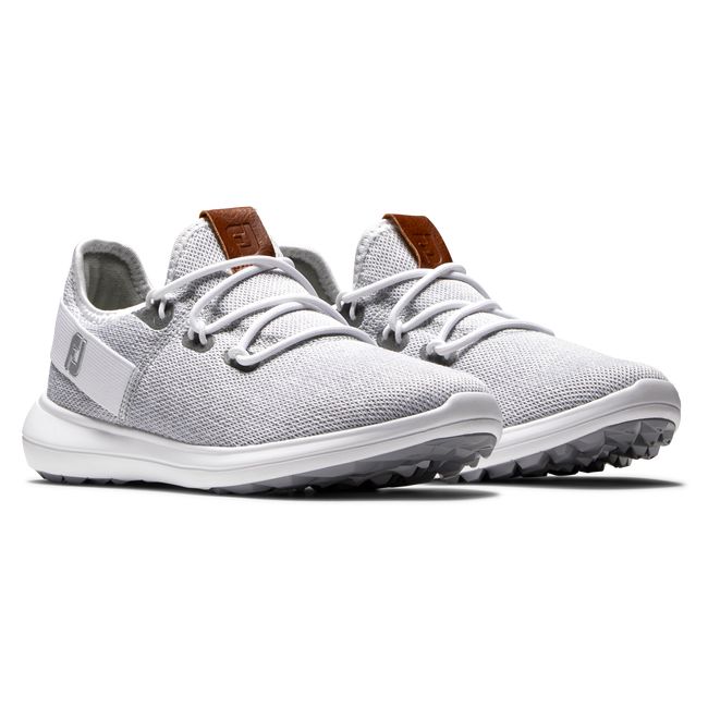 Footjoy Flex Coastal Mesh Golfschuhe Damen Weiß Grau | MPROJDY-23