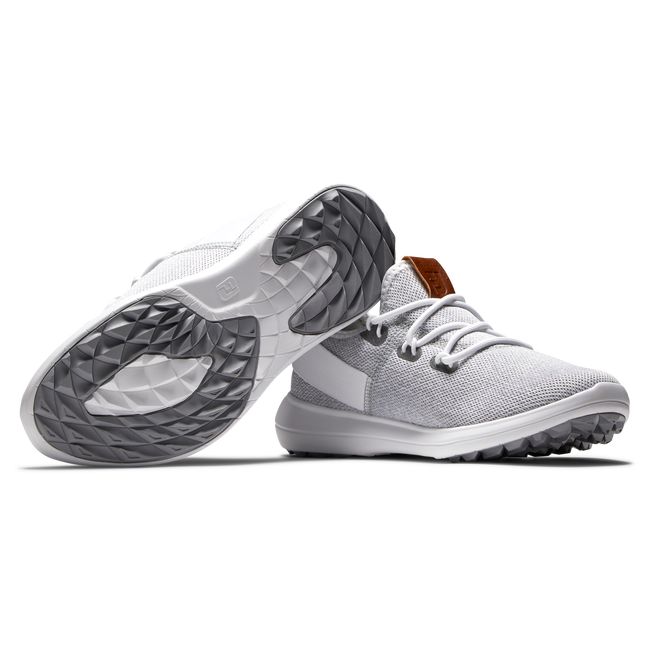 Footjoy Flex Coastal Mesh Golfschuhe Damen Weiß Grau | MPROJDY-23