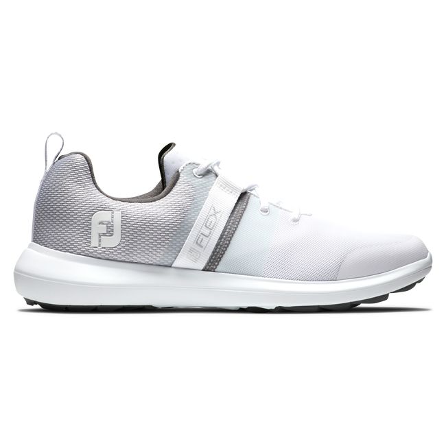 Footjoy Flex Golfschuhe Herren Weiß Grau | AOWBDMS-64