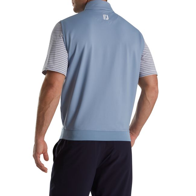 Footjoy Half-Zip Jersey - Fj Tour Logo Weste Herren Azurblau | LWVKEMN-14