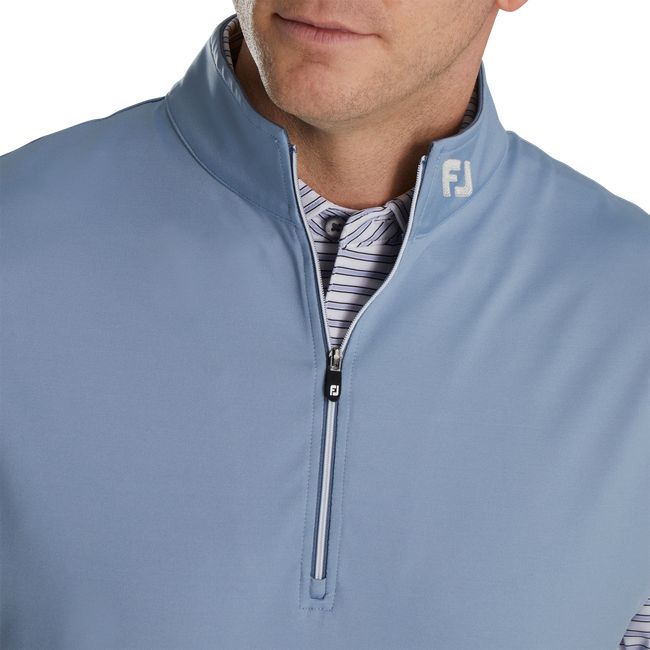 Footjoy Half-Zip Jersey - Fj Tour Logo Weste Herren Azurblau | LWVKEMN-14