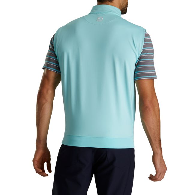 Footjoy Half-Zip Jersey Weste Herren Türkis | TLXJINC-54