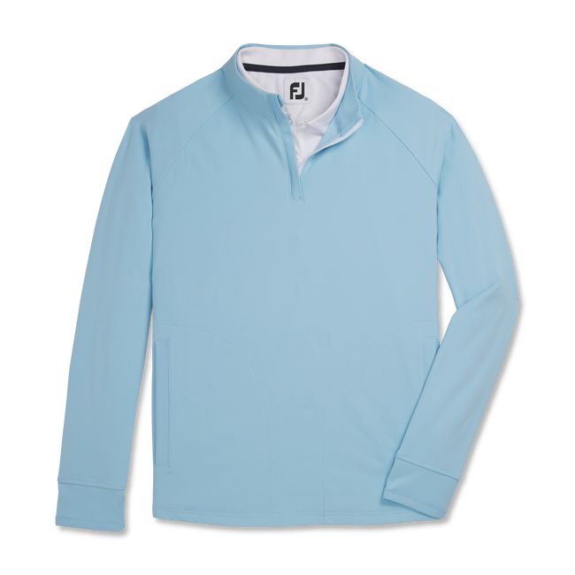 Footjoy Half-Zip Mid-Layer Sweatshirt Damen Blau | WNXSFJR-04