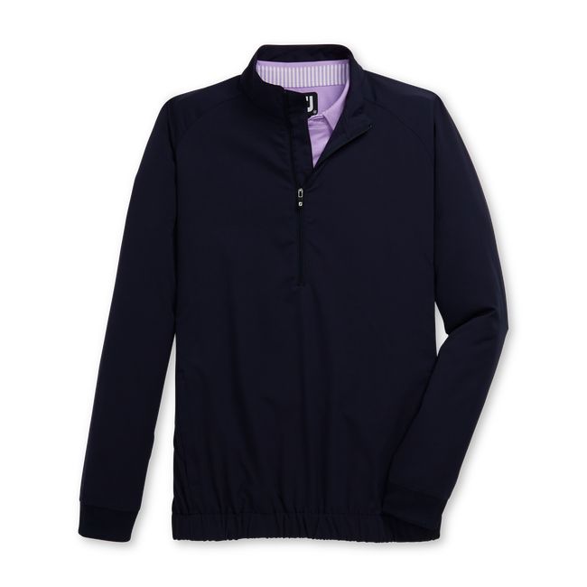 Footjoy Half-Zip Windshirt Jacke Herren Navy | NLGVQSM-34