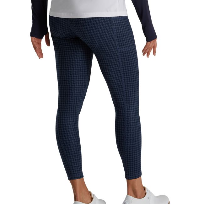 Footjoy Houndstooth Print Leggings Damen Navy | HTWQKLU-87