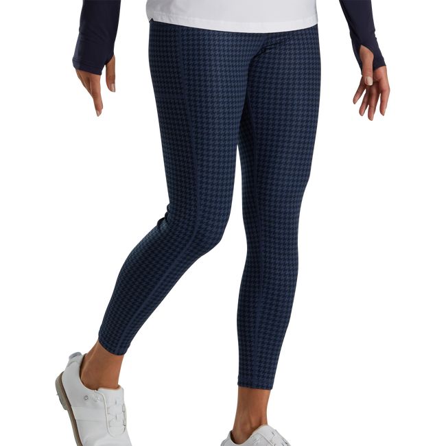 Footjoy Houndstooth Print Leggings Damen Navy | HTWQKLU-87