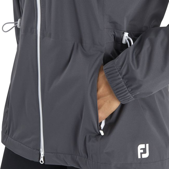 Footjoy Hydroknit Rain Jacke Damen Dunkelgrau | QVJSCHU-20