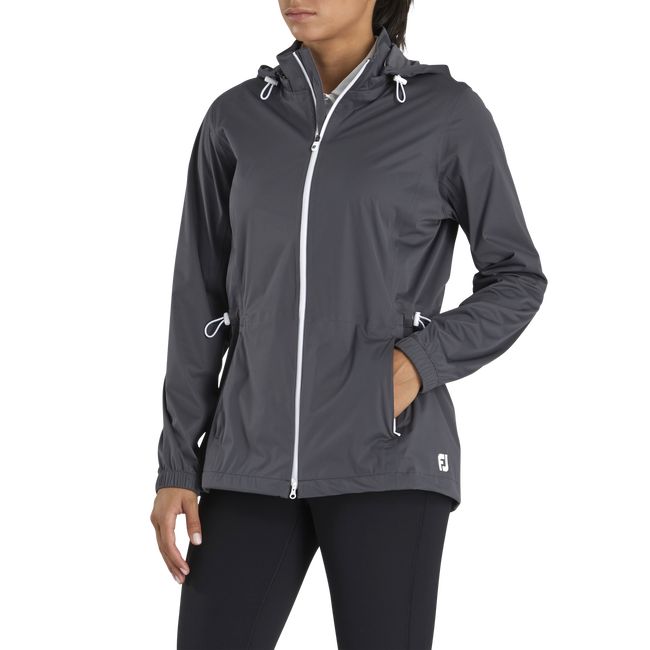 Footjoy Hydroknit Rain Jacke Damen Dunkelgrau | QVJSCHU-20