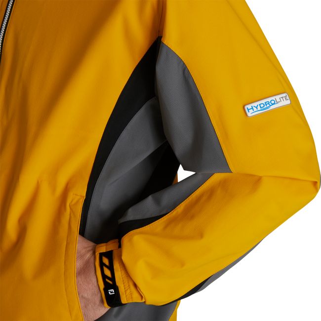 Footjoy Hydrolite Rain Jacke Herren Gelb | ASKFJYT-53