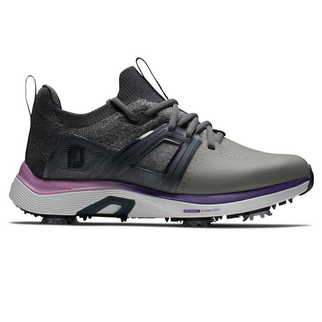 Footjoy Hyperflex Stollen Golfschuhe Damen Grau Rosa | GSPQOEB-10