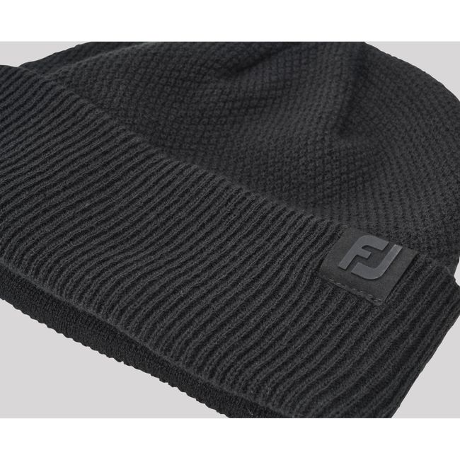 Footjoy Ice Cuffed Beanie Hüte Herren Schwarz | CWTDQXK-41