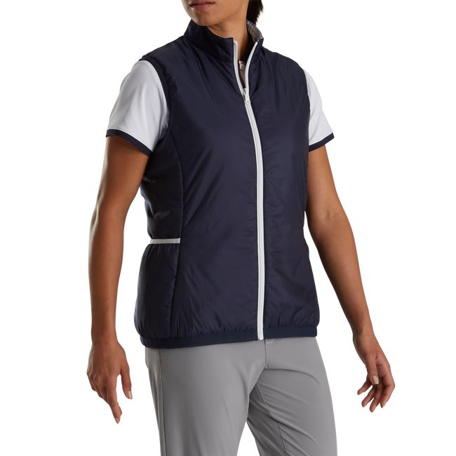 Footjoy Insulated Reversible Weste Damen Navy | WVMNRBU-28