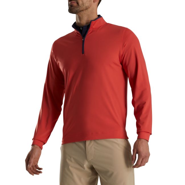 Footjoy Laufschuhe Solid Mid-Layer Sweatshirt Herren Rot | POCISGY-56