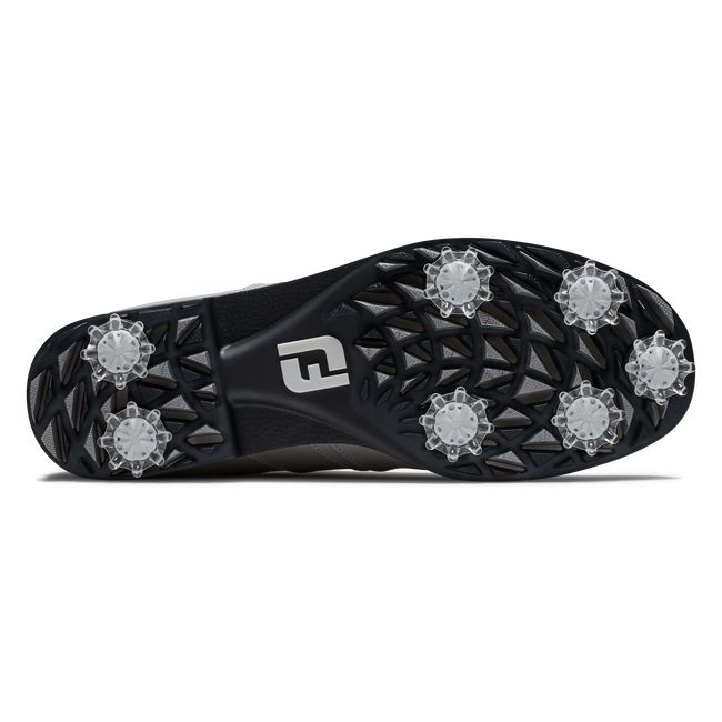 Footjoy MyJoys Premiere Series - Traditional Stollen Golfschuhe Damen Weiß Fuchsie | SDUMCKZ-49