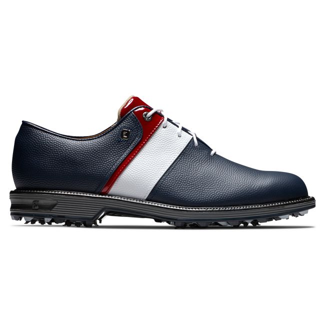 Footjoy Myjoys Premiere Series - Packard Stollen Golfschuhe Herren Navy Weiß | XPUCYLI-06