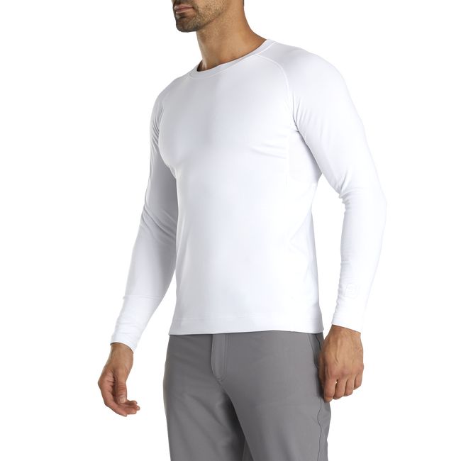 Footjoy Phase One Base Layer Sweatshirt Herren Weiß | UHKNARS-83