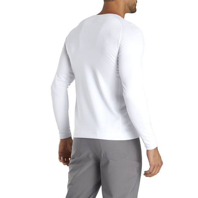 Footjoy Phase One Base Layer Sweatshirt Herren Weiß | UHKNARS-83