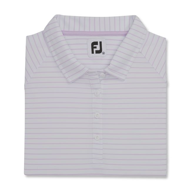 Footjoy Pin Stripe Sun Protection Hemd Damen Weiß | CESGTOR-32