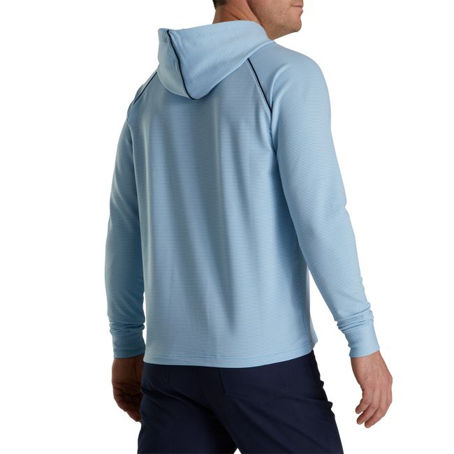 Footjoy Pinstriped Hoodie Herren Blau | YXFHVKS-94