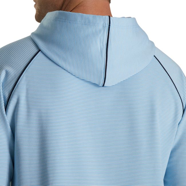 Footjoy Pinstriped Hoodie Herren Blau | YXFHVKS-94