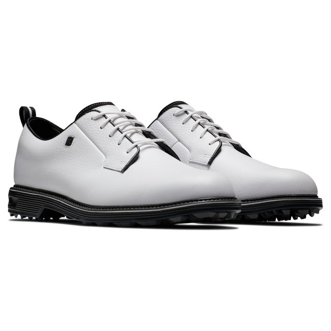 Footjoy Premiere Series - Field Stollenlose Golfschuhe Herren Weiß Schwarz | TEOSIQD-03