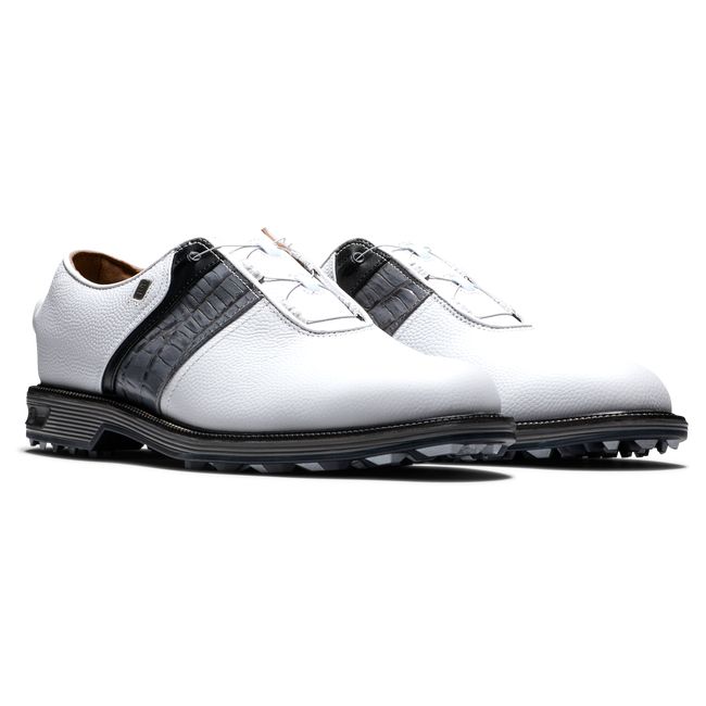 Footjoy Premiere Series - Packard BOA Stollenlose Golfschuhe Herren Weiß Grau | AOTVNQB-72