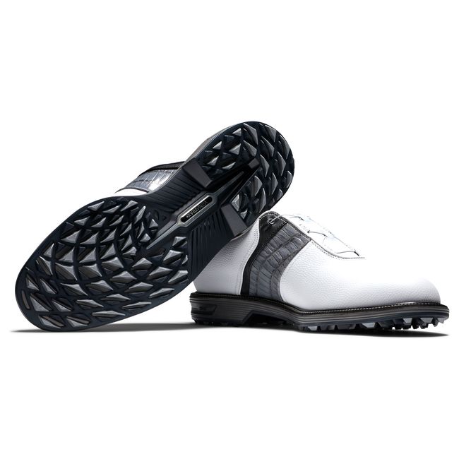 Footjoy Premiere Series - Packard BOA Stollenlose Golfschuhe Herren Weiß Grau | AOTVNQB-72