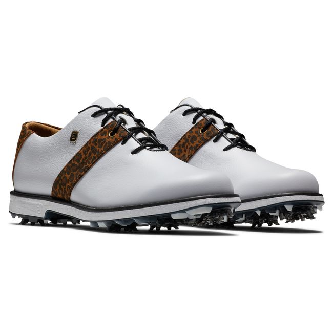 Footjoy Premiere Series Stollen Golfschuhe Damen Weiß | MJBTQNZ-69