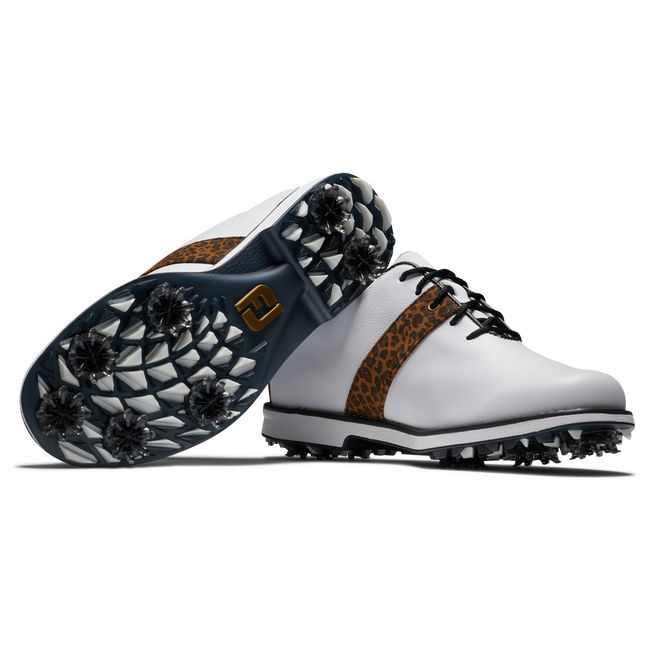 Footjoy Premiere Series Stollen Golfschuhe Damen Weiß | MJBTQNZ-69